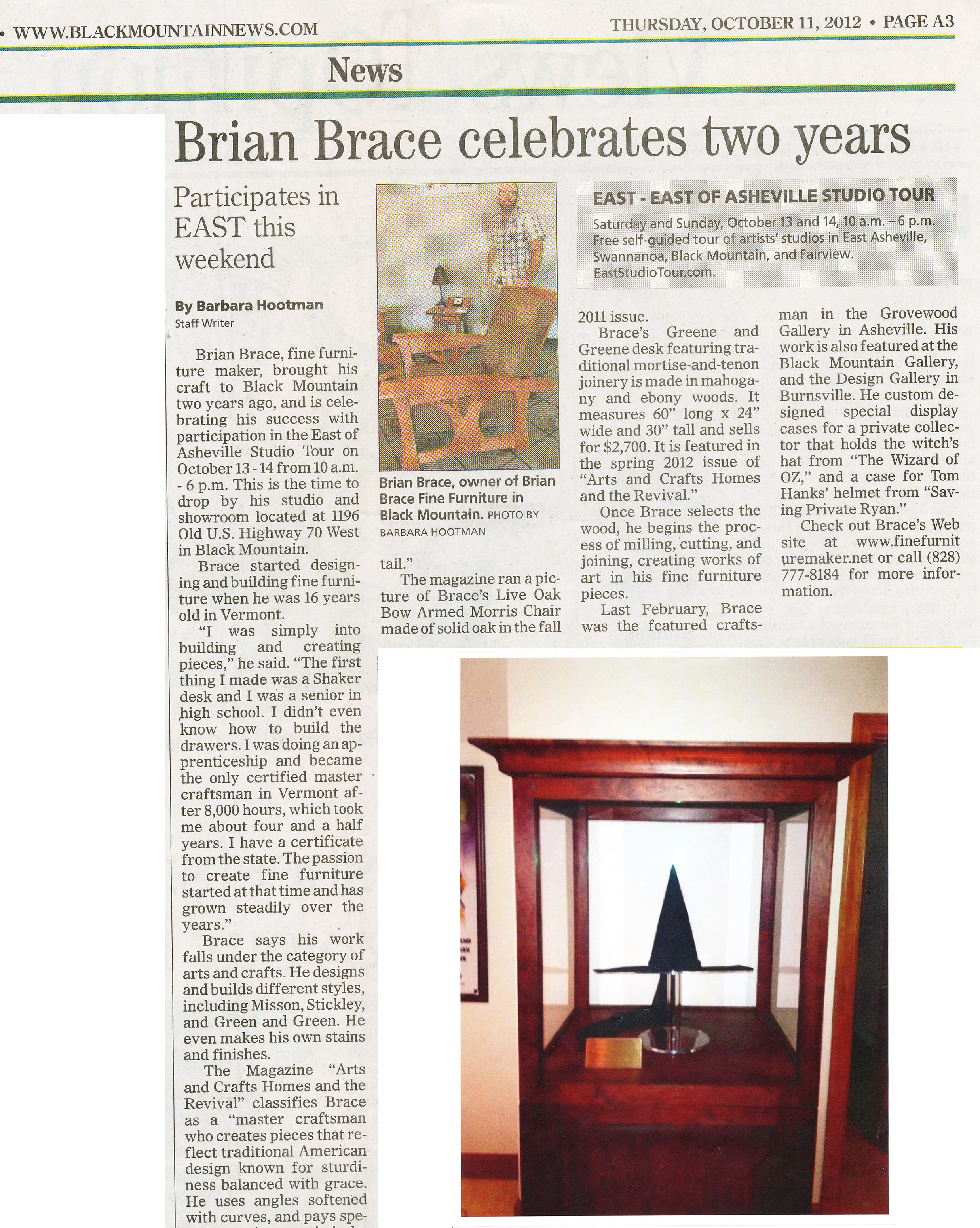 Brian Brace Fine Furniture Maker
